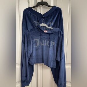 NWOT Juicy Couture Navy Sleepwear set